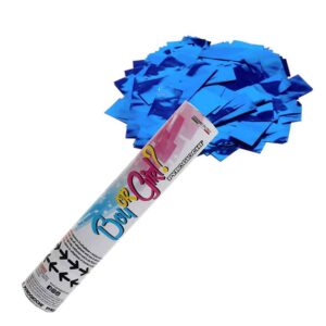TUBO SPARA CORIANDOLI GENDER REVEAL PYROGIOCHI AIR BOOM 30 CM BOY 3G MILANO