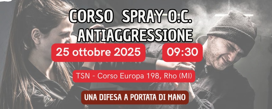 CORSO SPRAY PEPERONCINO MILANO RHO